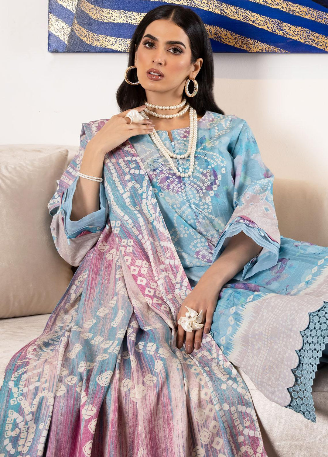 Signature Prints By Nureh Printed Khaddar Suits Unstitched 3 Piece NU22PK SP-33 - Winter Collection