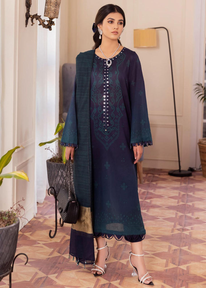 Nureh Printed Lawn Suits Unstitched 3 Piece NU23SP SP-45 - Summer Collection