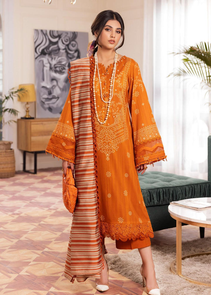 Nureh Printed Lawn Suits Unstitched 3 Piece NU23SP SP-46 - Summer Collection