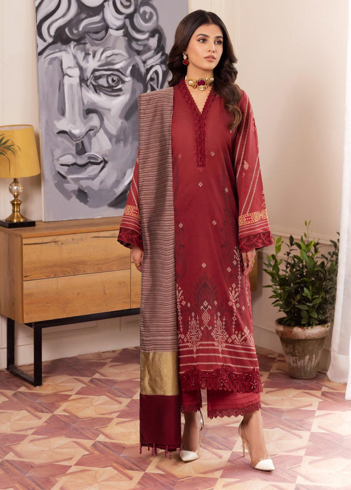 Nureh Printed Lawn Suits Unstitched 3 Piece NU23SP SP-47 - Summer Collection