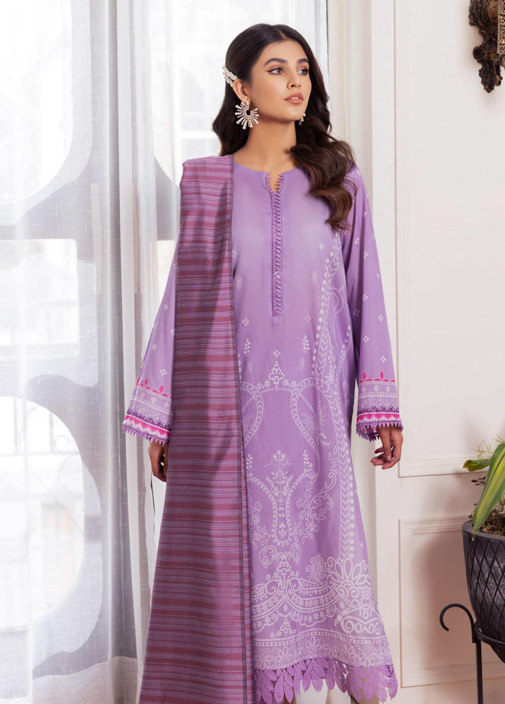 Nureh Printed Lawn Suits Unstitched 3 Piece NU23SP SP-48 - Summer Collection