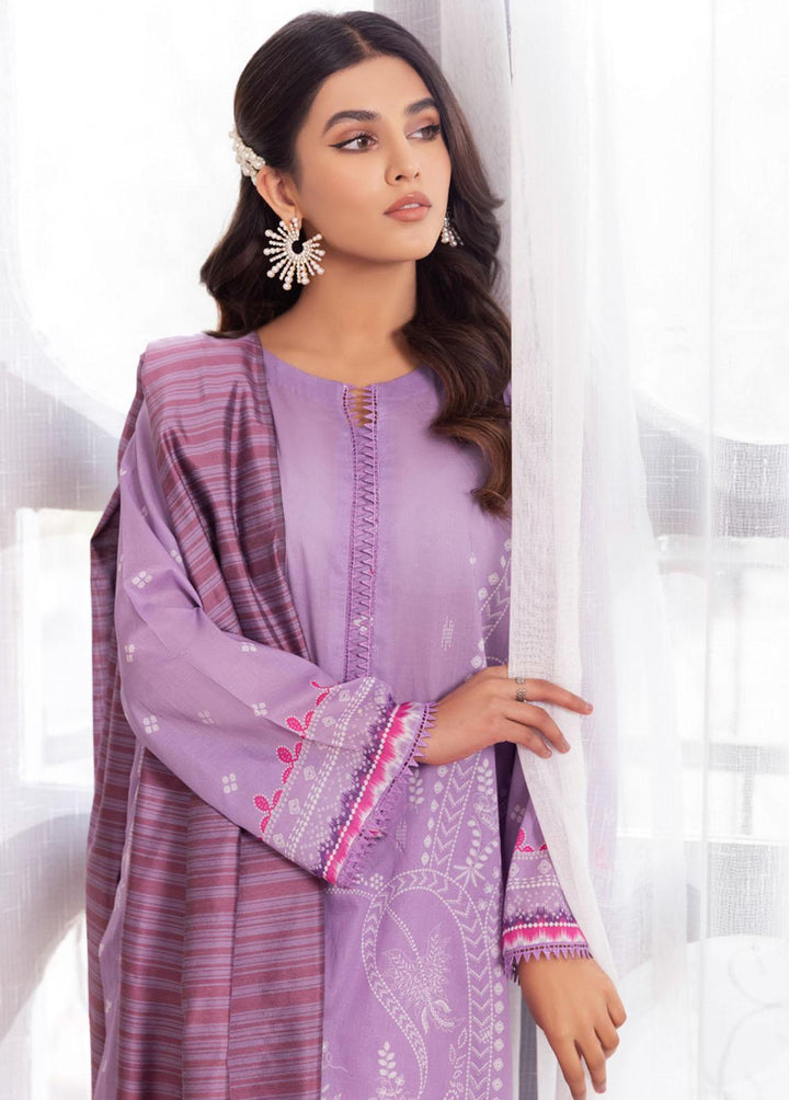 Nureh Printed Lawn Suits Unstitched 3 Piece NU23SP SP-48 - Summer Collection