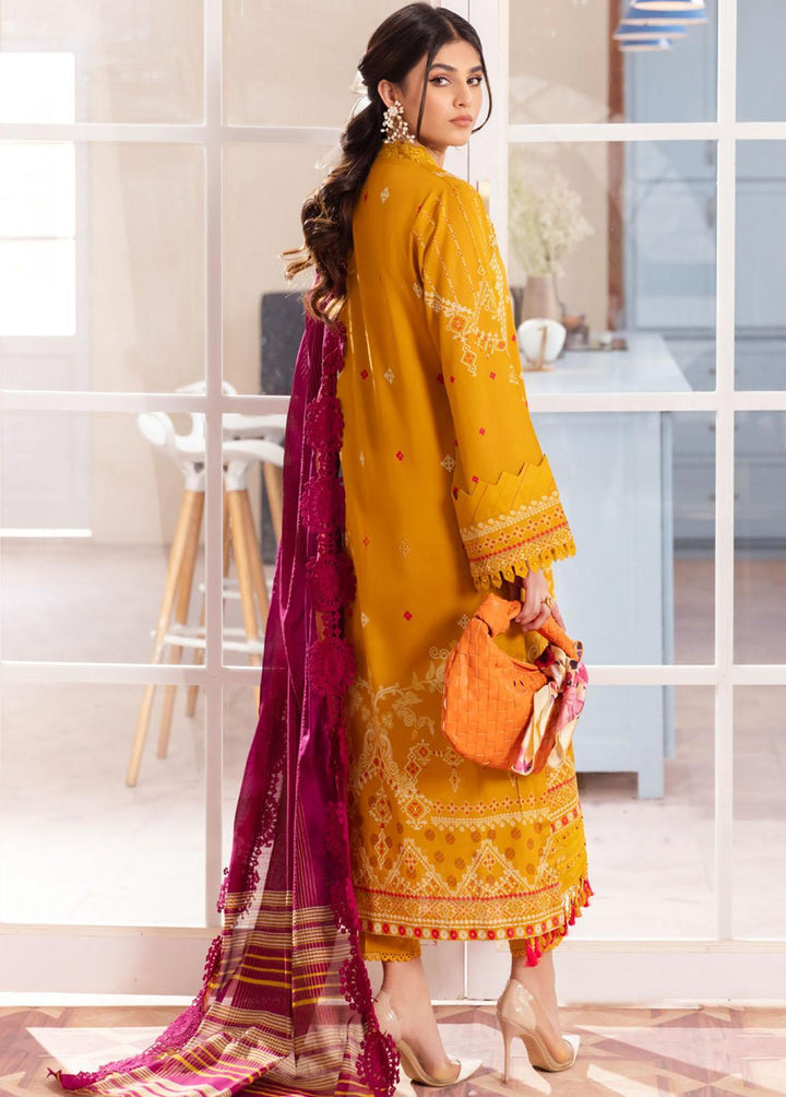 Nureh Printed Lawn Suits Unstitched 3 Piece NU23SP SP-49 - Summer Collection