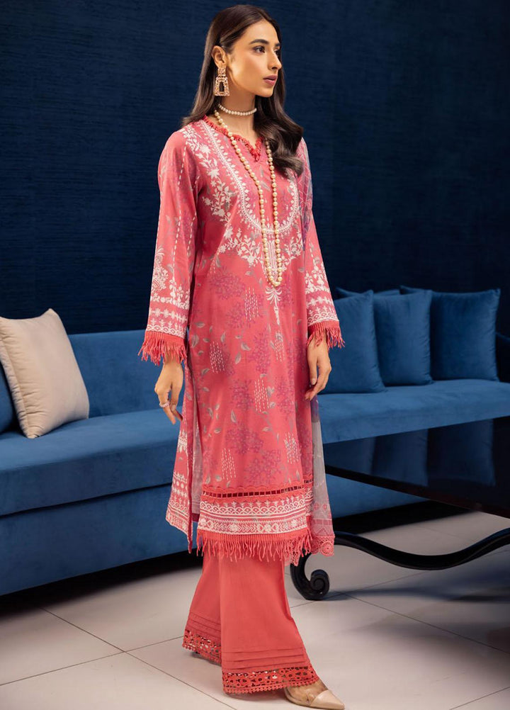 Signature Prints By Nureh Printed Lawn Suits Unstitched 3 Piece NU23SPR SP-57 - Festive Collection