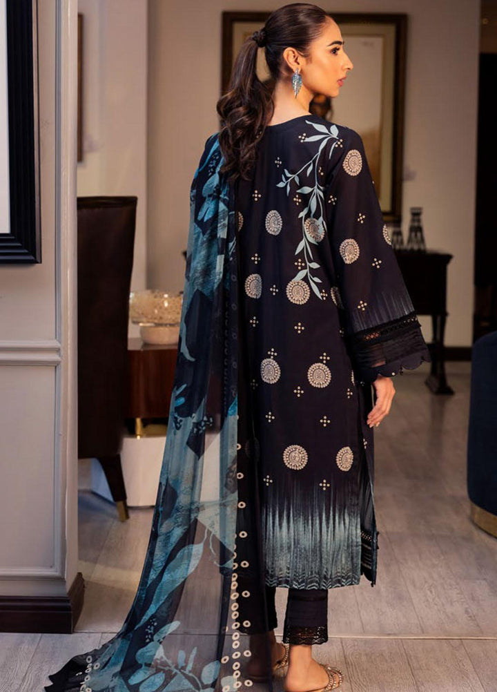 Signature Prints By Nureh Printed Lawn Suits Unstitched 3 Piece NU23SPR SP-58 - Festive Collection