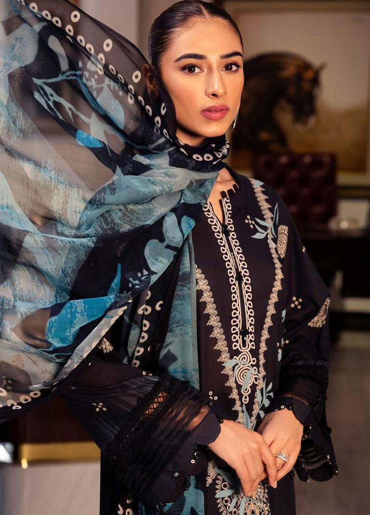 Signature Prints By Nureh Printed Lawn Suits Unstitched 3 Piece NU23SPR SP-58 - Festive Collection