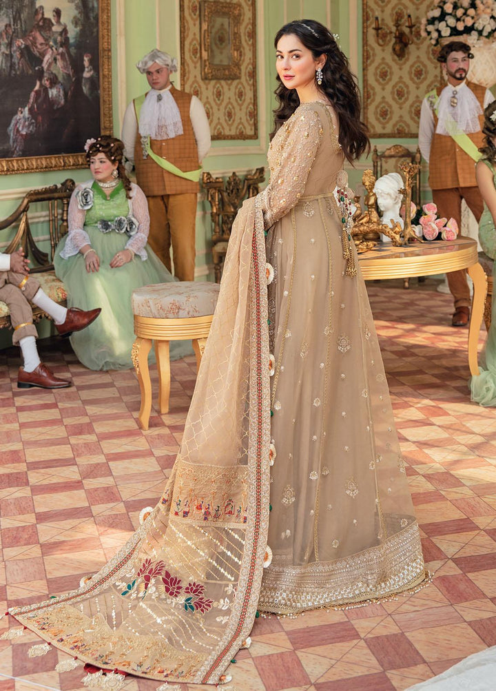 The Secret Garden By Nureh Embroidered Organza Suits Unstitched 3 Piece NU22SG NL-28 - Luxury Formal Collection