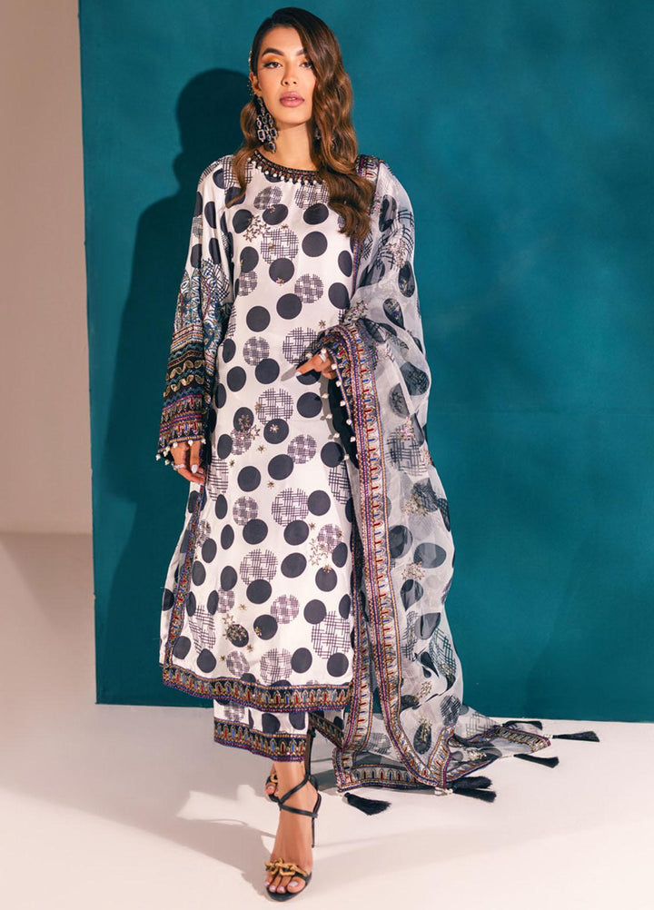 Nureh Embroidered Silk Suits Unstitched 3 Piece NU23TSL S-03 - Formal Collection