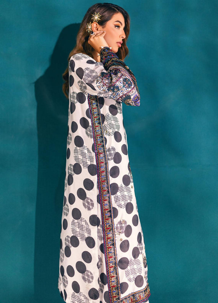 Nureh Embroidered Silk Suits Unstitched 3 Piece NU23TSL S-03 - Formal Collection