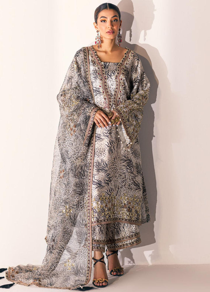 Nureh Embroidered Silk Suits Unstitched 3 Piece NU23TSL S-05 - Formal Collection