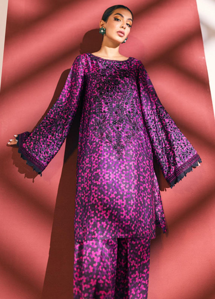 Nureh Embroidered Silk Suits Unstitched 3 Piece NU23TSL S-06 - Formal Collection