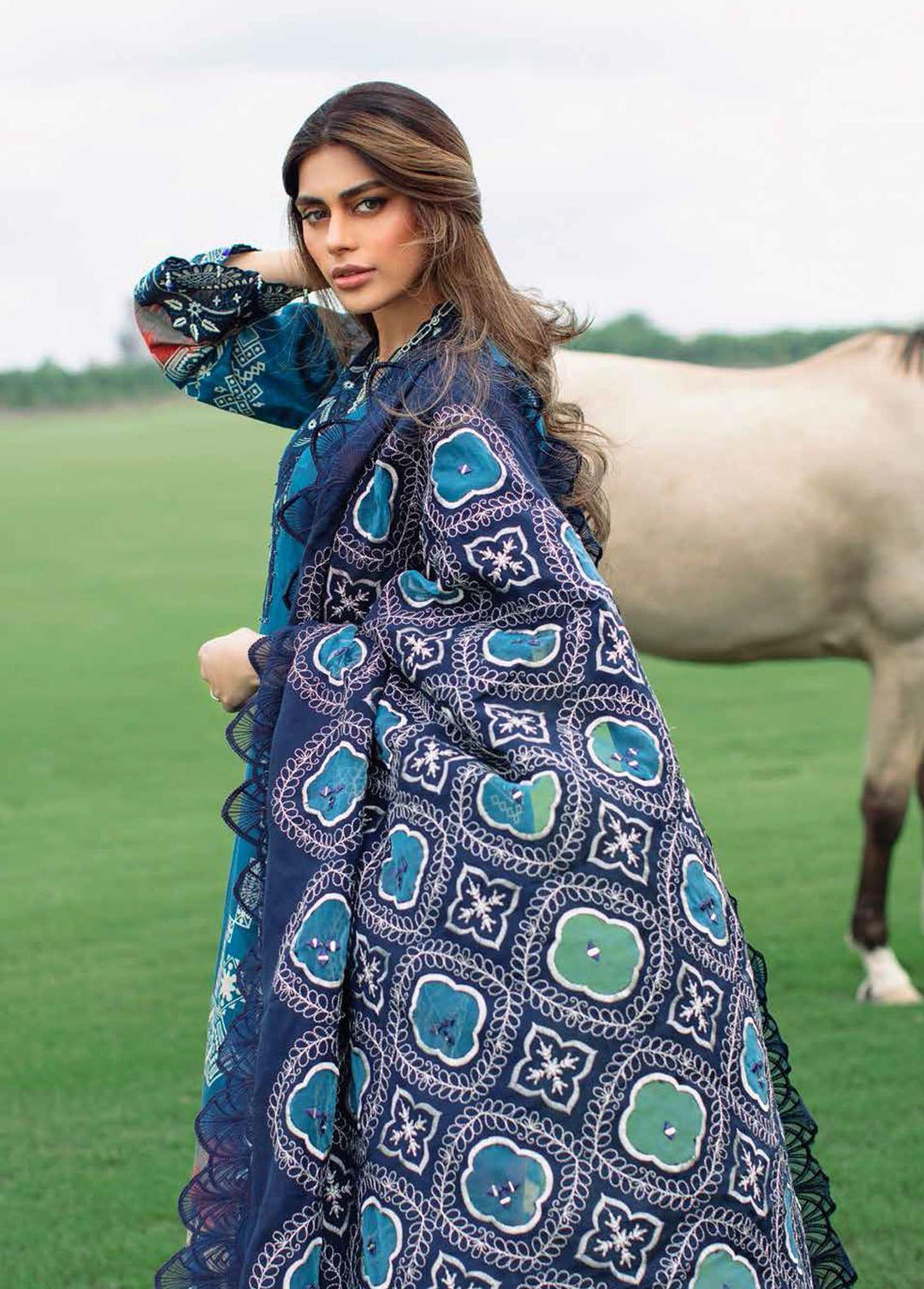 Nureh Embroidered Khaddar Suits Unstitched 3 Piece NU22SK NWE-02 - Winter Collection