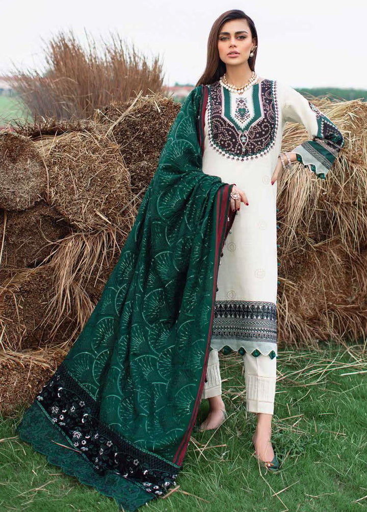 Nureh Embroidered Khaddar Suits Unstitched 3 Piece NU22SK NWE-03 - Winter Collection