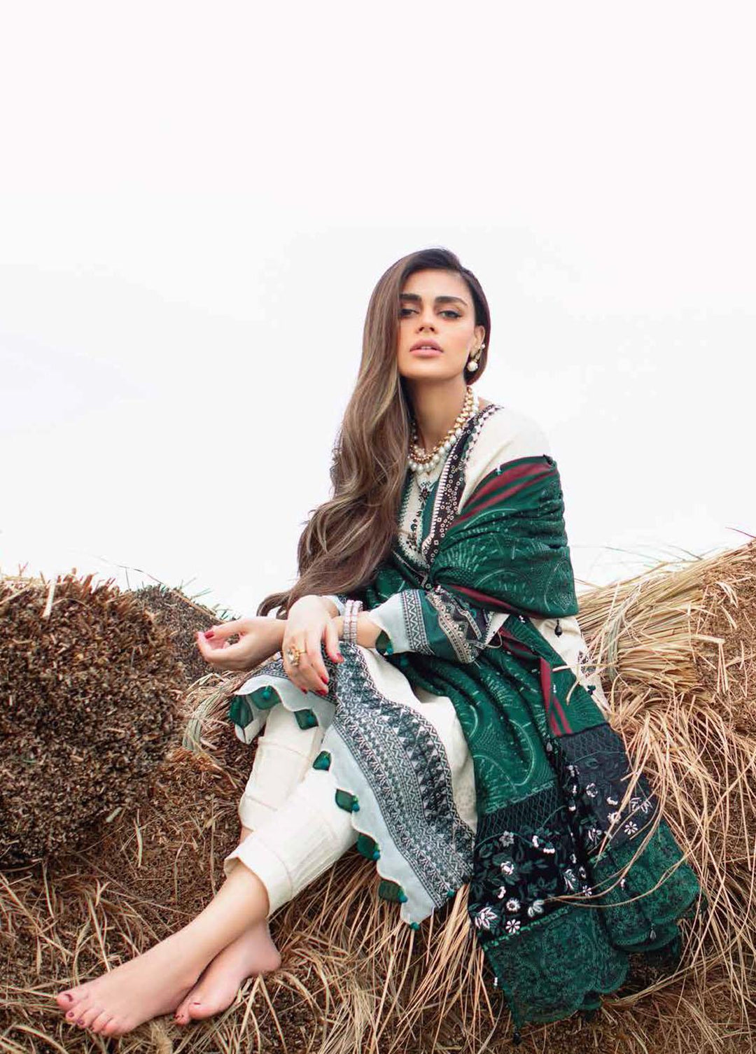 Nureh Embroidered Khaddar Suits Unstitched 3 Piece NU22SK NWE-03 - Winter Collection