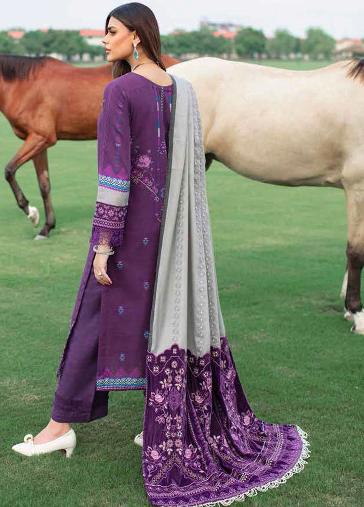 Nureh Embroidered Khaddar Suits Unstitched 3 Piece NU22SK NWE-04 - Winter Collection