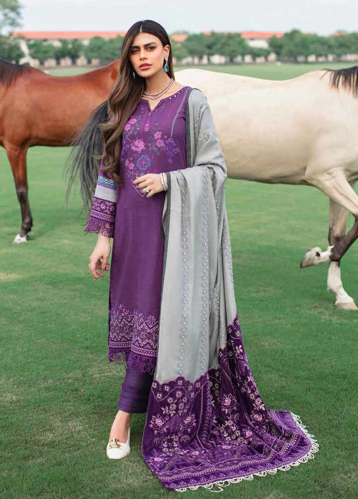 Nureh Embroidered Khaddar Suits Unstitched 3 Piece NU22SK NWE-04 - Winter Collection