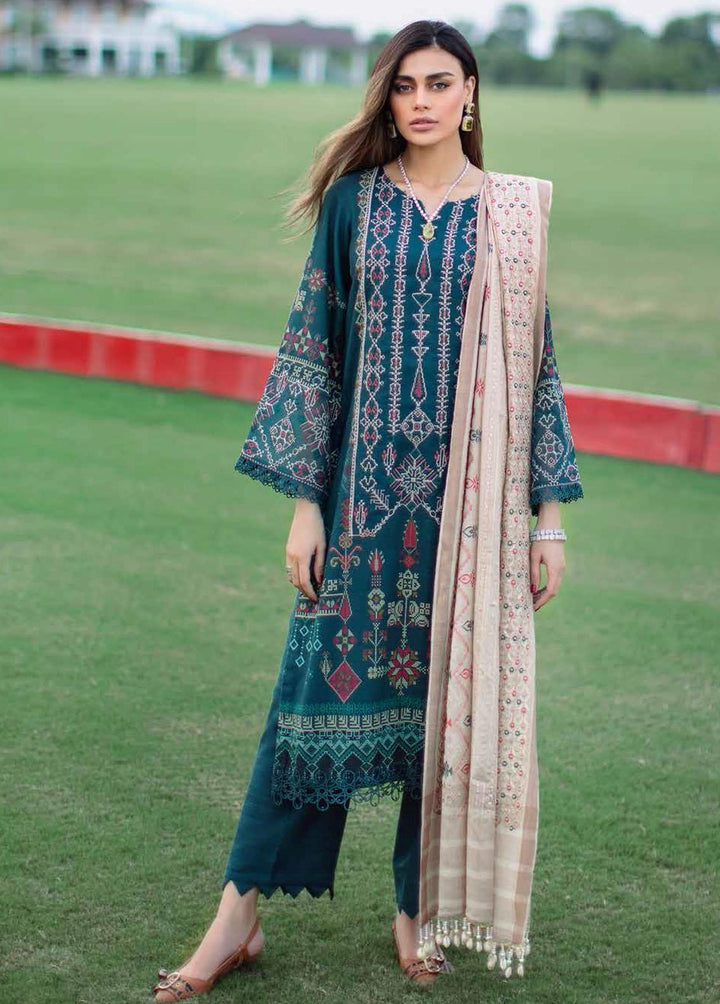 Nureh Embroidered Khaddar Suits Unstitched 3 Piece NU22SK NWE-05 - Winter Collection