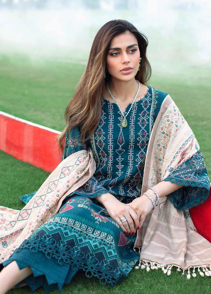 Nureh Embroidered Khaddar Suits Unstitched 3 Piece NU22SK NWE-05 - Winter Collection