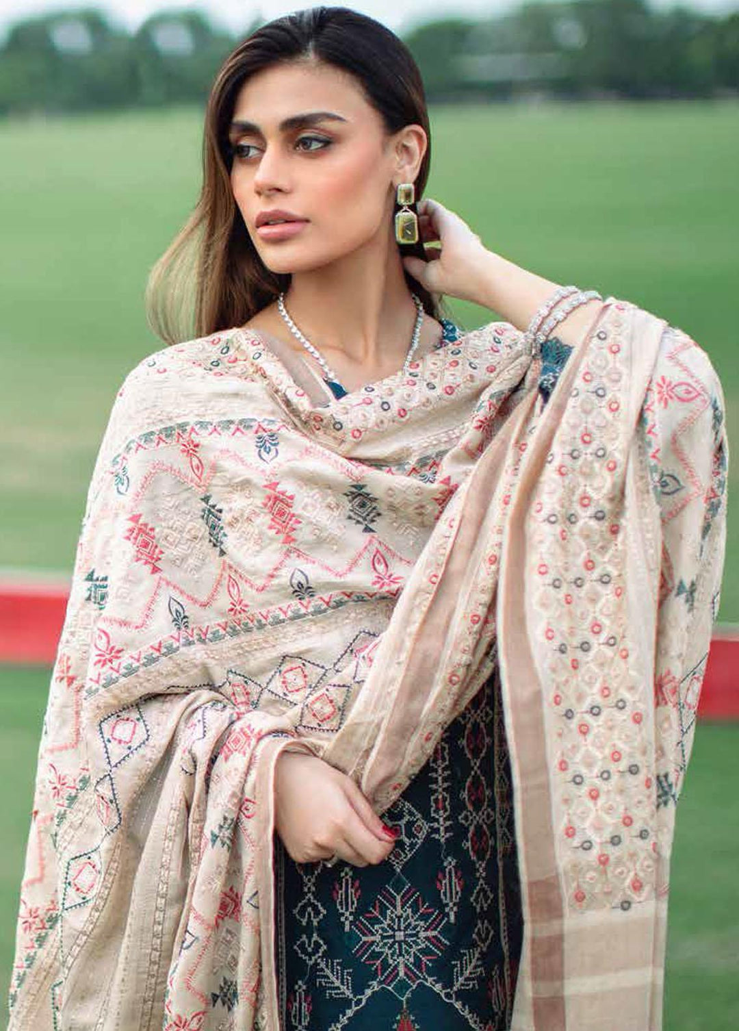 Nureh Embroidered Khaddar Suits Unstitched 3 Piece NU22SK NWE-05 - Winter Collection