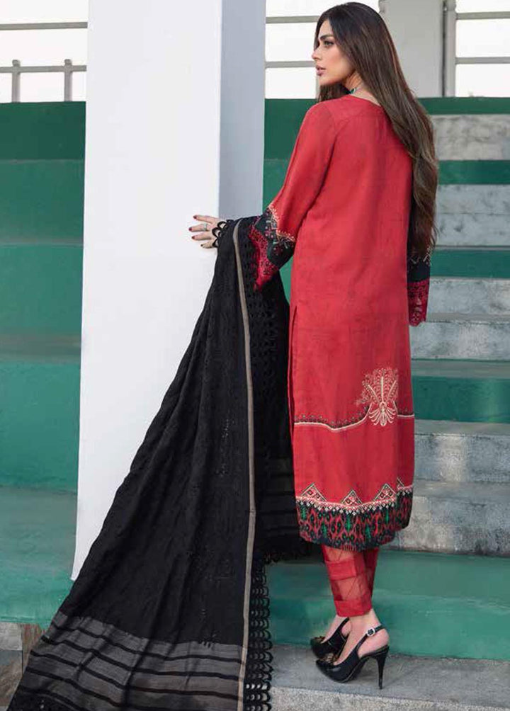 Nureh Embroidered Khaddar Suits Unstitched 3 Piece NU22SK NWE-06 - Winter Collection