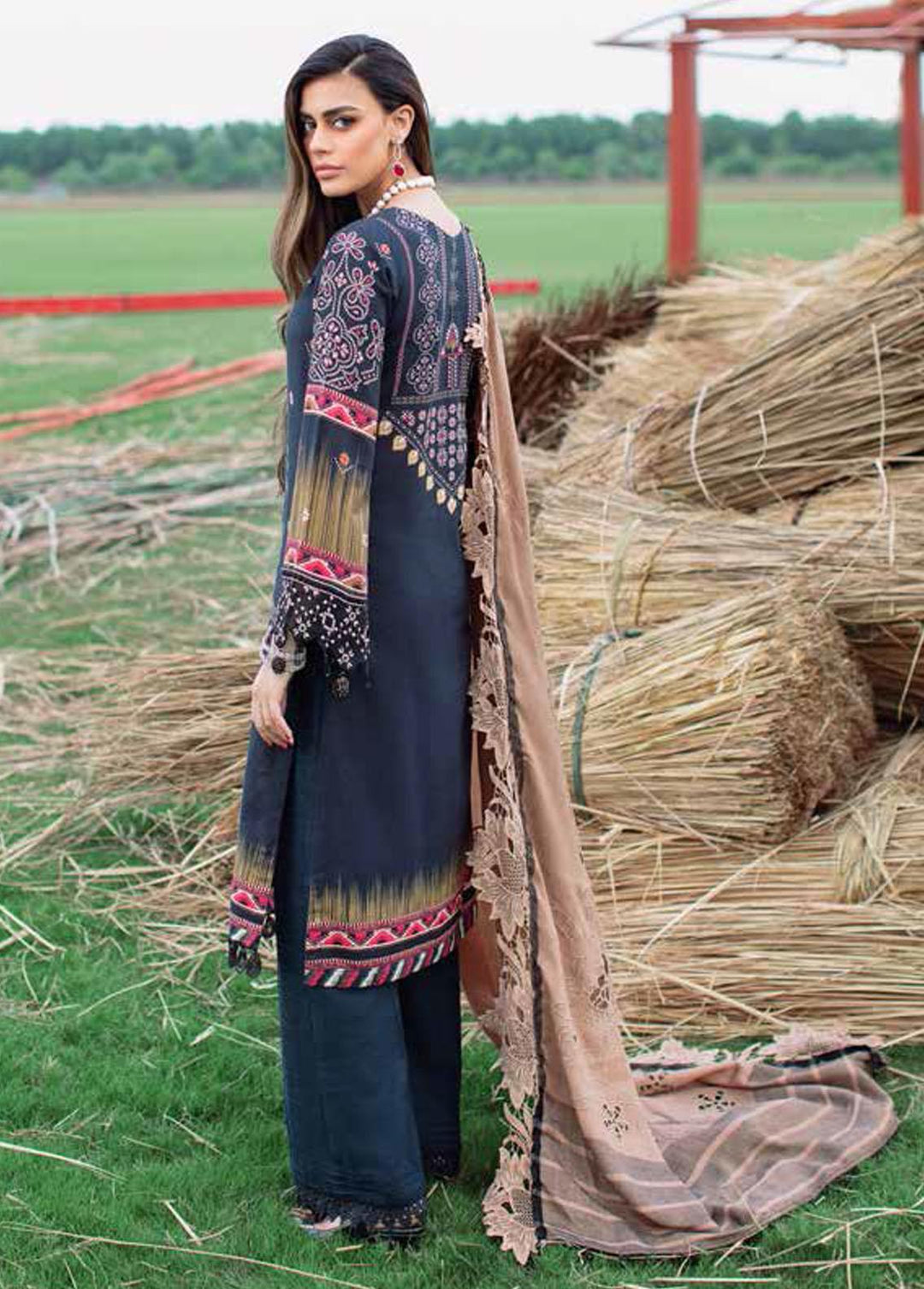 Nureh Embroidered Khaddar Suits Unstitched 3 Piece NU22SK NWE-07 - Winter Collection