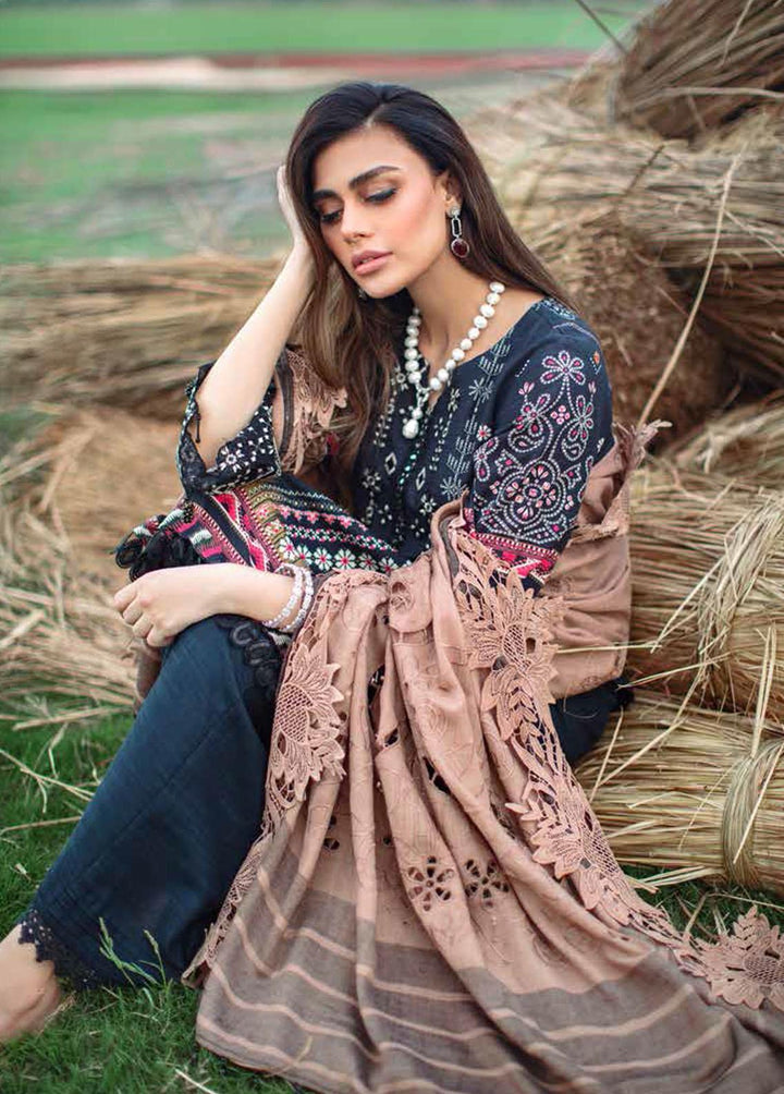 Nureh Embroidered Khaddar Suits Unstitched 3 Piece NU22SK NWE-07 - Winter Collection