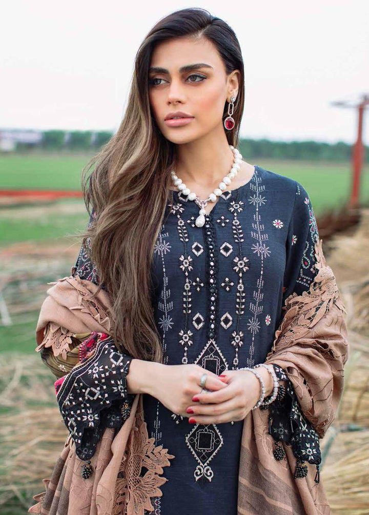 Nureh Embroidered Khaddar Suits Unstitched 3 Piece NU22SK NWE-07 - Winter Collection