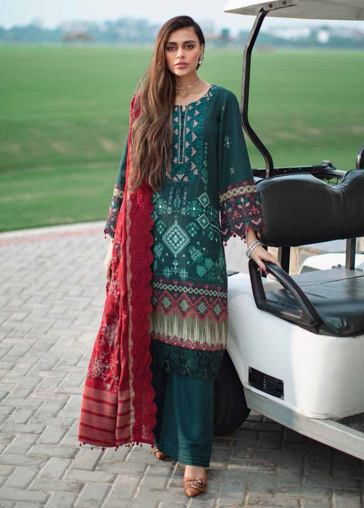 Nureh Embroidered Khaddar Suits Unstitched 3 Piece NU22SK NWE-08 - Winter Collection