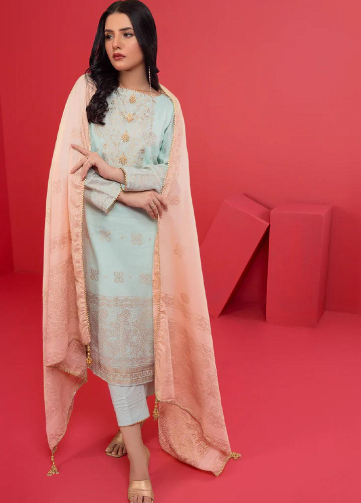 AY Textile Jacquard Yarn Suits Unstitched 3 Piece AYT23N AYJ-01 - Winter Collection