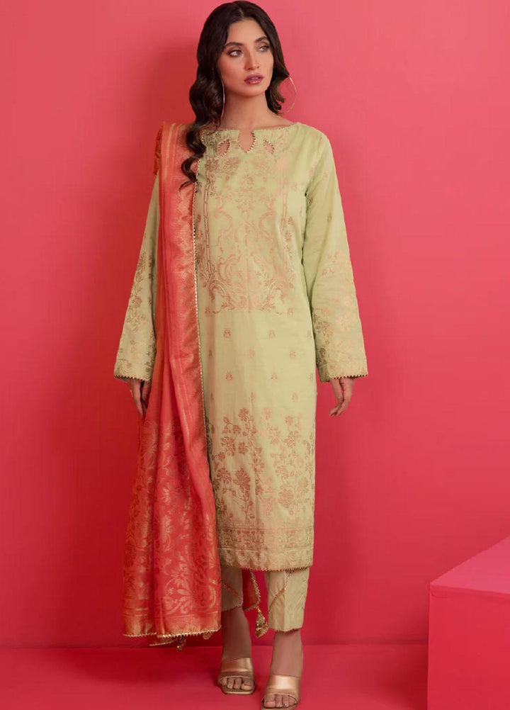 AY Textile Jacquard Yarn Suits Unstitched 3 Piece AYT23N AYJ-06 - Winter Collection