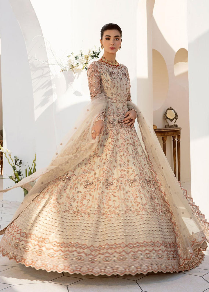 Nyra By Akbar Aslam Embroidered Net Suits Unstitched 4 Piece AA23N 1463 Selene - Wedding Collection