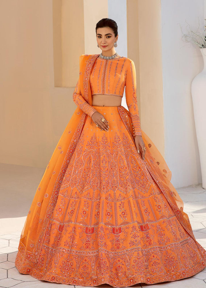 Nyra By Akbar Aslam Embroidered Raw Silk Suits Unstitched 3 Piece AA23N 1467 May - Wedding Collection