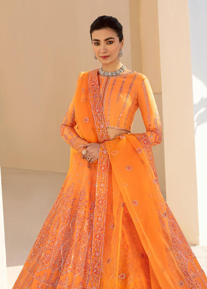 Nyra By Akbar Aslam Embroidered Raw Silk Suits Unstitched 3 Piece AA23N 1467 May - Wedding Collection