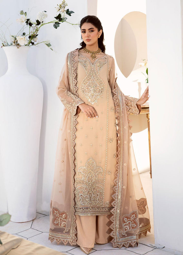 Nyra By Akbar Aslam Embroidered Organza Suits Unstitched 4 Piece AA23N 1469 Rene - Wedding Collection