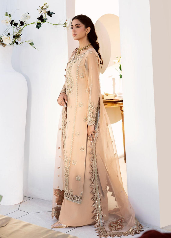 Nyra By Akbar Aslam Embroidered Organza Suits Unstitched 4 Piece AA23N 1469 Rene - Wedding Collection