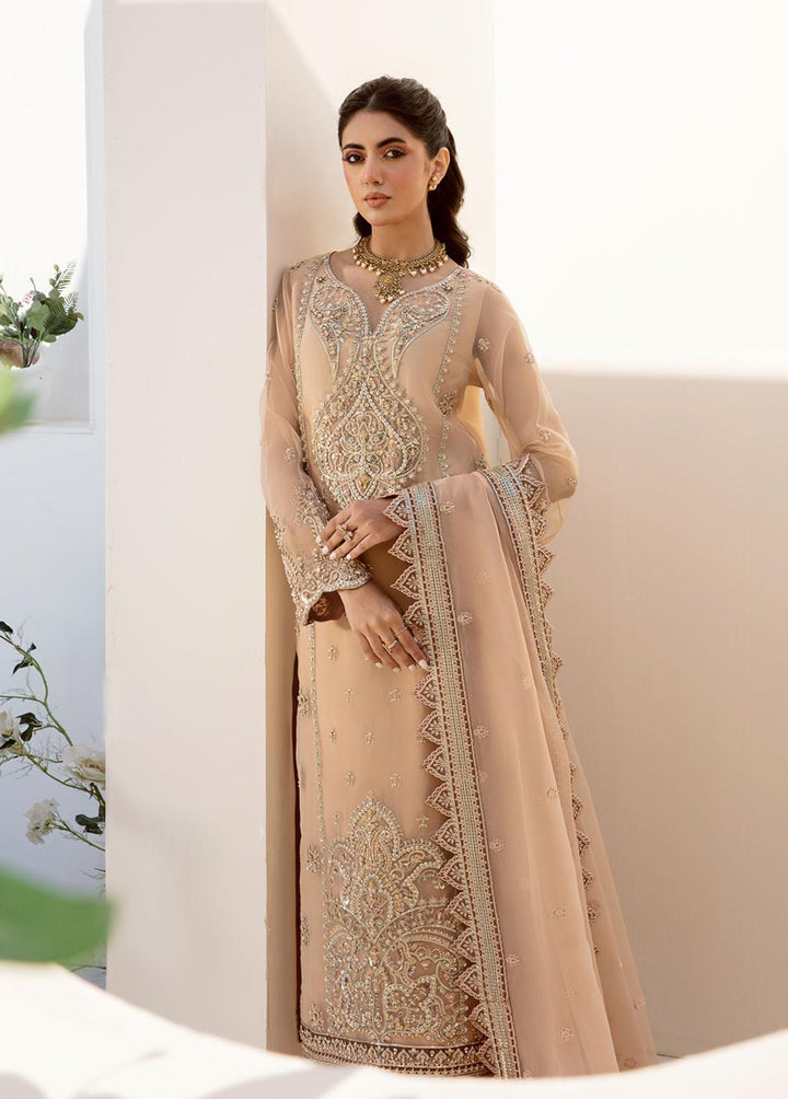 Nyra By Akbar Aslam Embroidered Organza Suits Unstitched 4 Piece AA23N 1469 Rene - Wedding Collection
