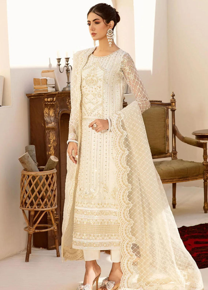 Nyra By Akbar Aslam Embroidered Organza Suits Unstitched 4 Piece  1470 Tyla - Luxury Collection