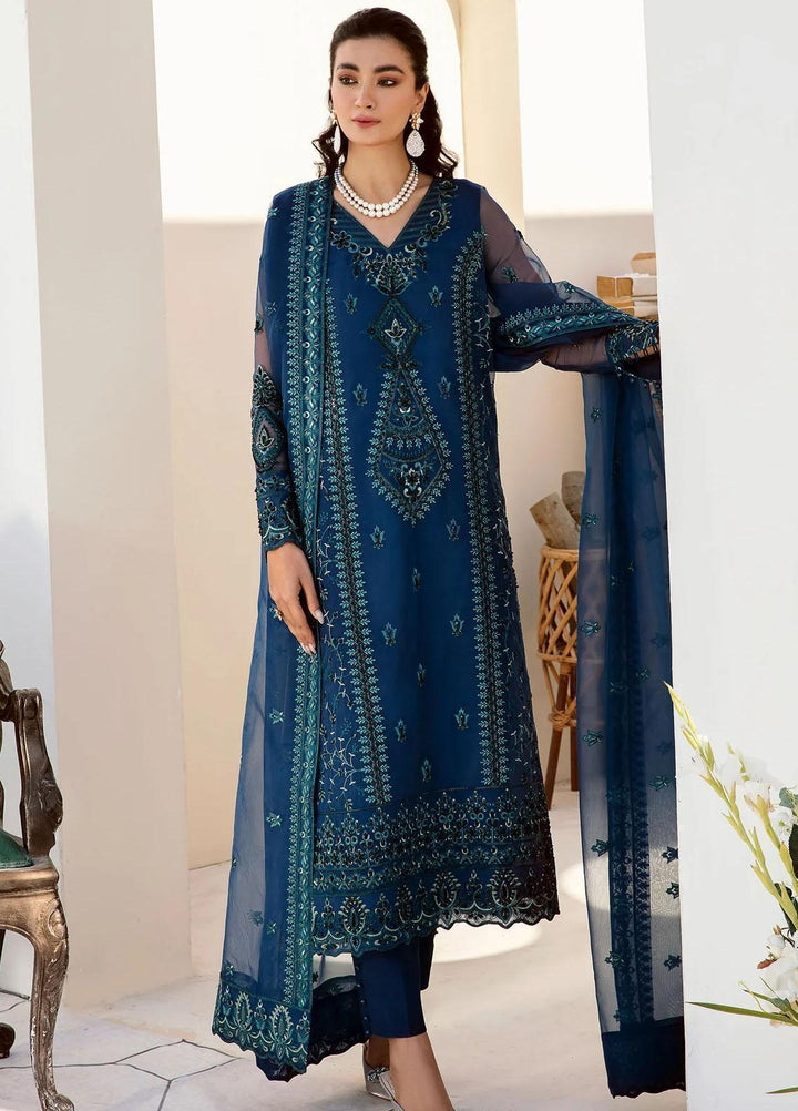 Nyra By Akbar Aslam Embroidered Organza Suits Unstitched 4 Piece  1472 Emira - Luxury Collection