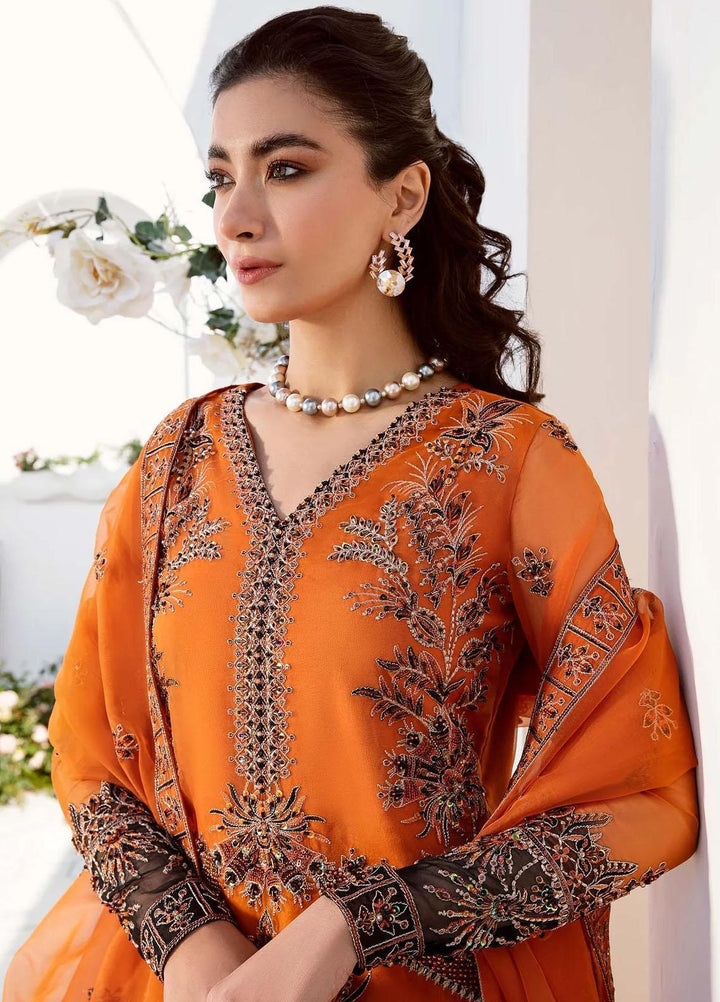 Nyra By Akbar Aslam Embroidered Organza Suits Unstitched 4 Piece  1473 Alani - Luxury Collection