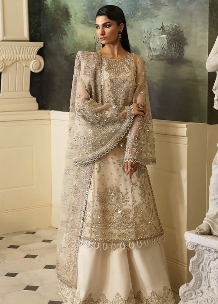 Nyra Pret Embroidered Organza 3 Piece Suit Luna