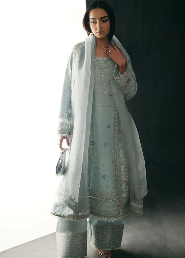 Nyra Pret Embroidered Silk 3 Piece Suit Avisa