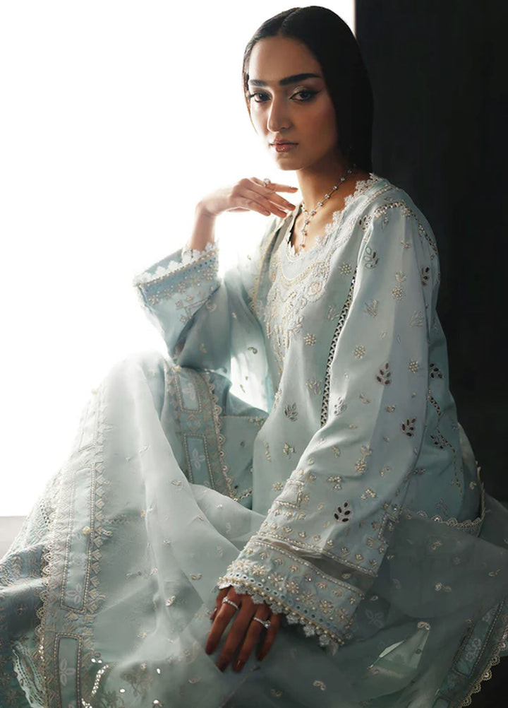 Nyra Pret Embroidered Silk 3 Piece Suit Avisa