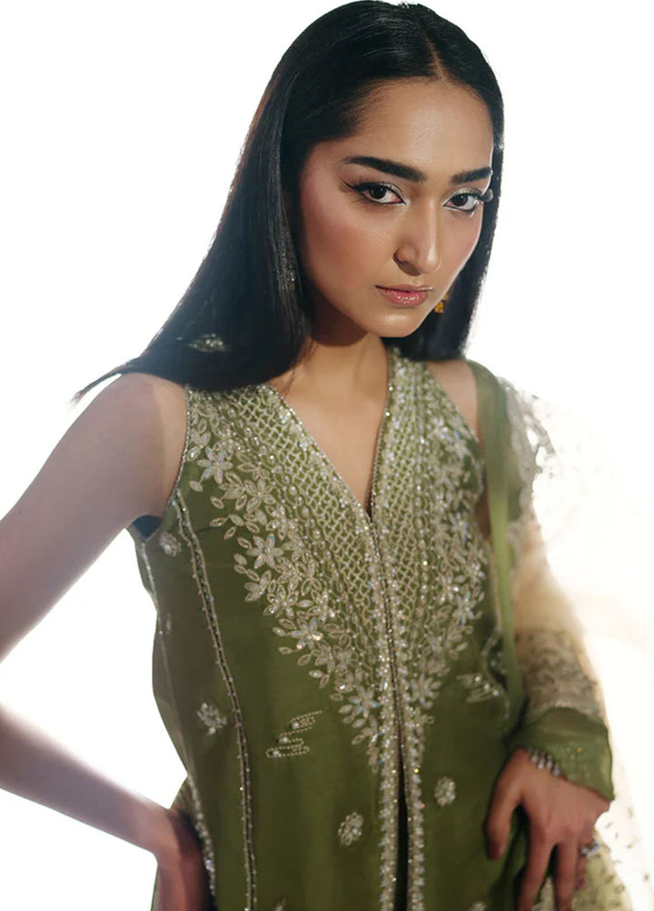Nyra Pret Embroidered Silk 3 Piece Suit Bella