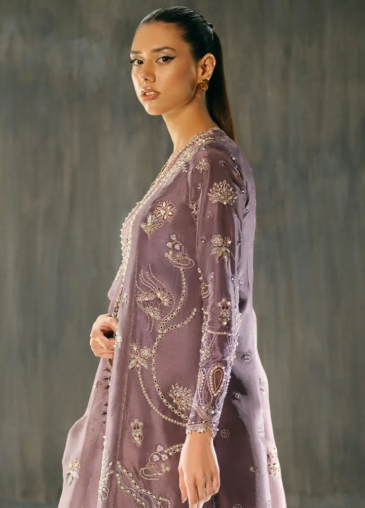 Nyra Pret Embroidered Silk 3 Piece Suit Lilly