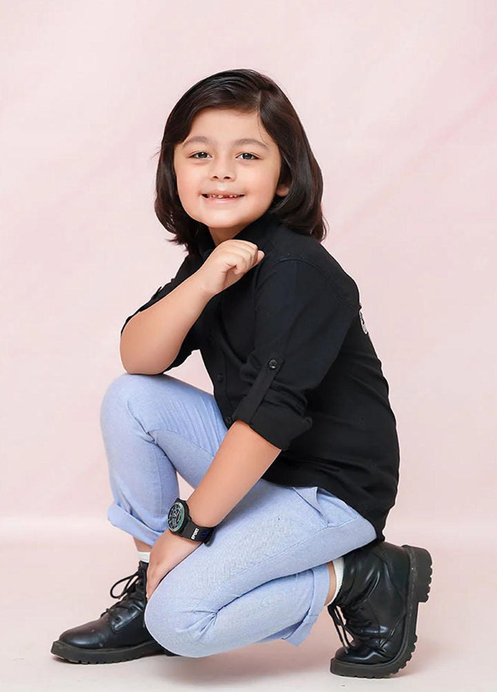 Ochre Cotton Casual Shirt for Boys -  OBS 56