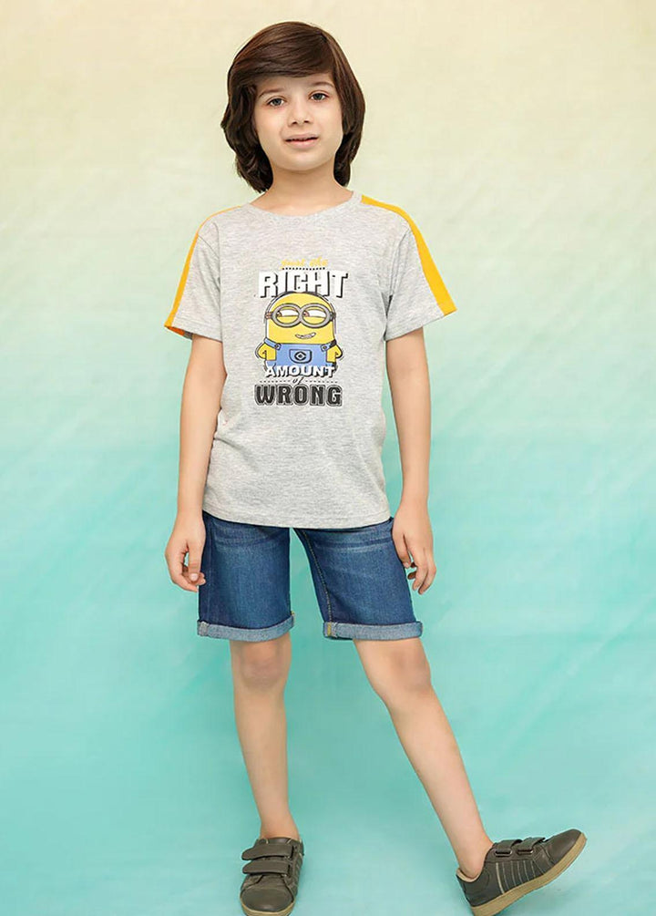 Ochre Cotton Casual T-Shirts for Boys -  OKB-160