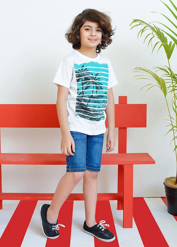Ochre Cotton Casual T-Shirts for Boys -  OKB-177