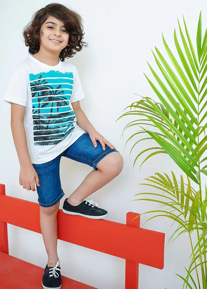 Ochre Cotton Casual T-Shirts for Boys -  OKB-177