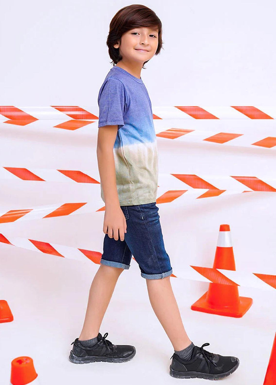 Ochre Cotton Casual T-Shirts for Boys -  OKB-233