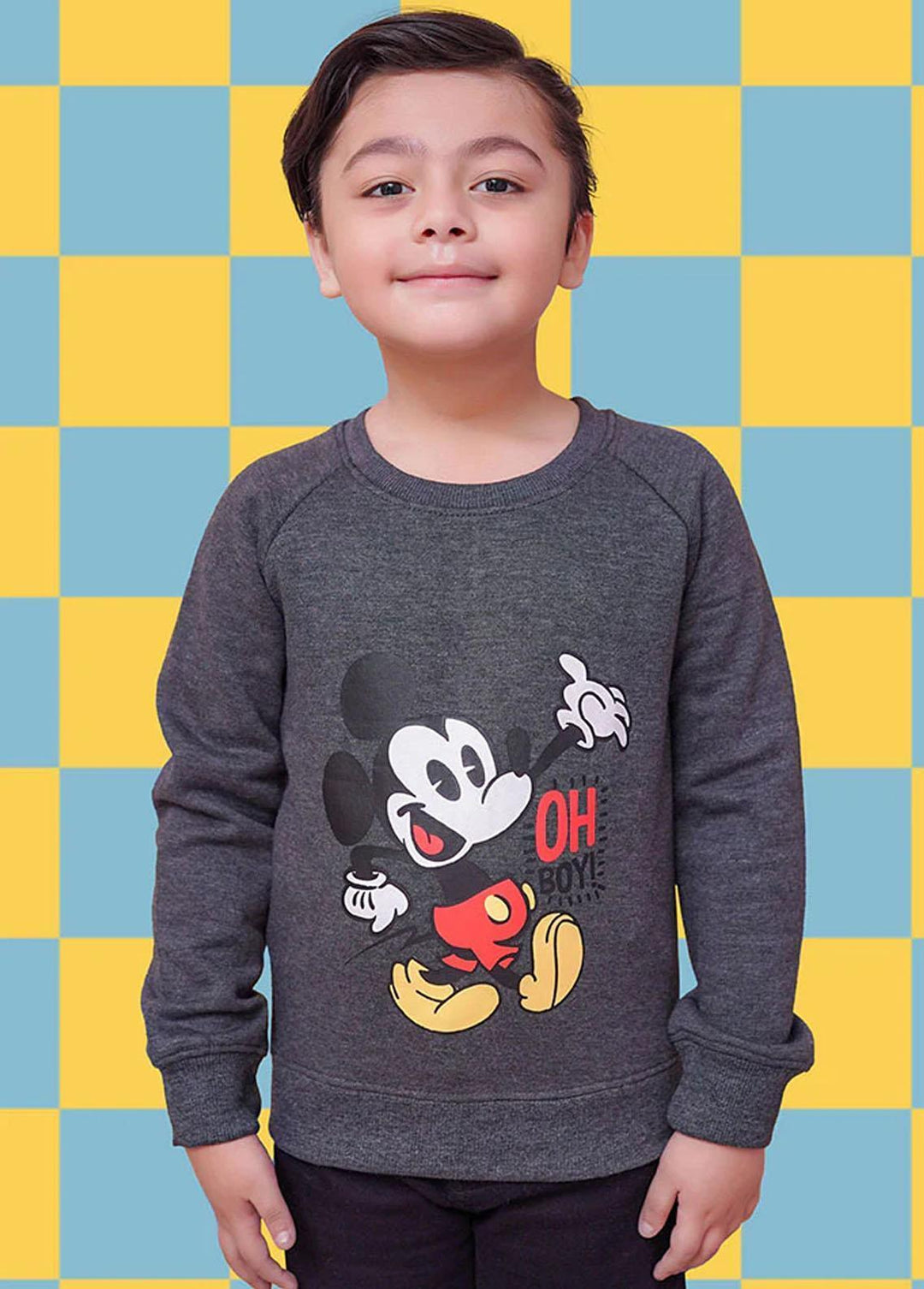 Ochre  Printed Sweatshirts for Boys -  OKB-256